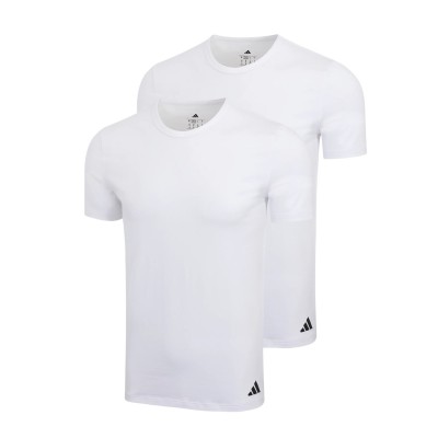 ADIDAS - Ανδρικά Φανελάκια Κοντό Μανίκι Active Flex Cotton Crew-Neck Συσκευασία 2 Τμχ.