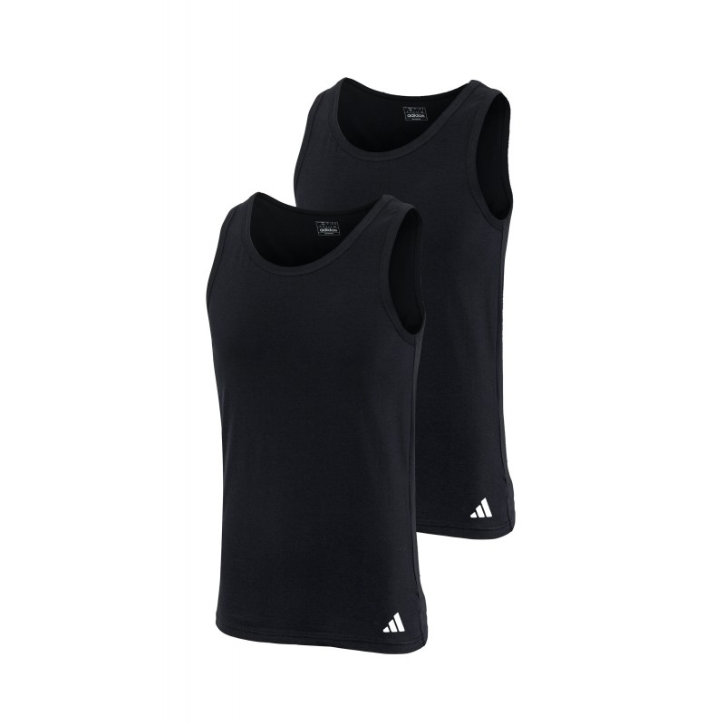 ADIDAS - Ανδρικά Φανελάκια Χωρίς Μανίκι Συσκευασία 2 Τμχ. Active Flex Cotton
