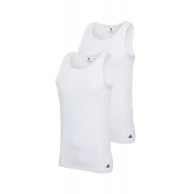 ADIDAS - Ανδρικά Φανελάκια Χωρίς Μανίκι Συσκευασία 2 Τμχ. Active Flex Cotton