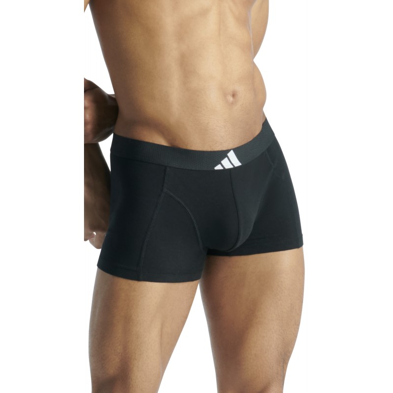 ADIDAS - Ανδρικά Boxer Hipster Συσκευασία 2 Τμχ. Active Flex Cotton