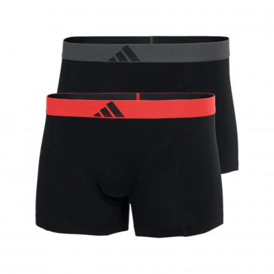 ADIDAS - Ανδρικά Boxer Hipster Συσκευασία 2 Τμχ. Active Flex Cotton