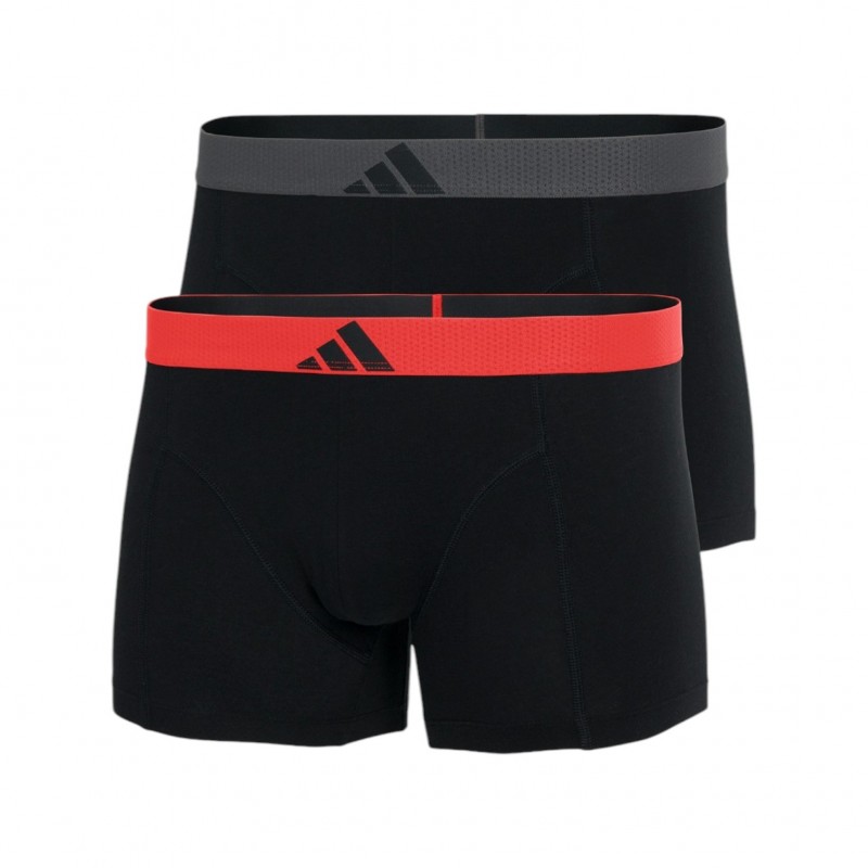 ADIDAS - Ανδρικά Boxer Hipster Συσκευασία 2 Τμχ. Active Flex Cotton