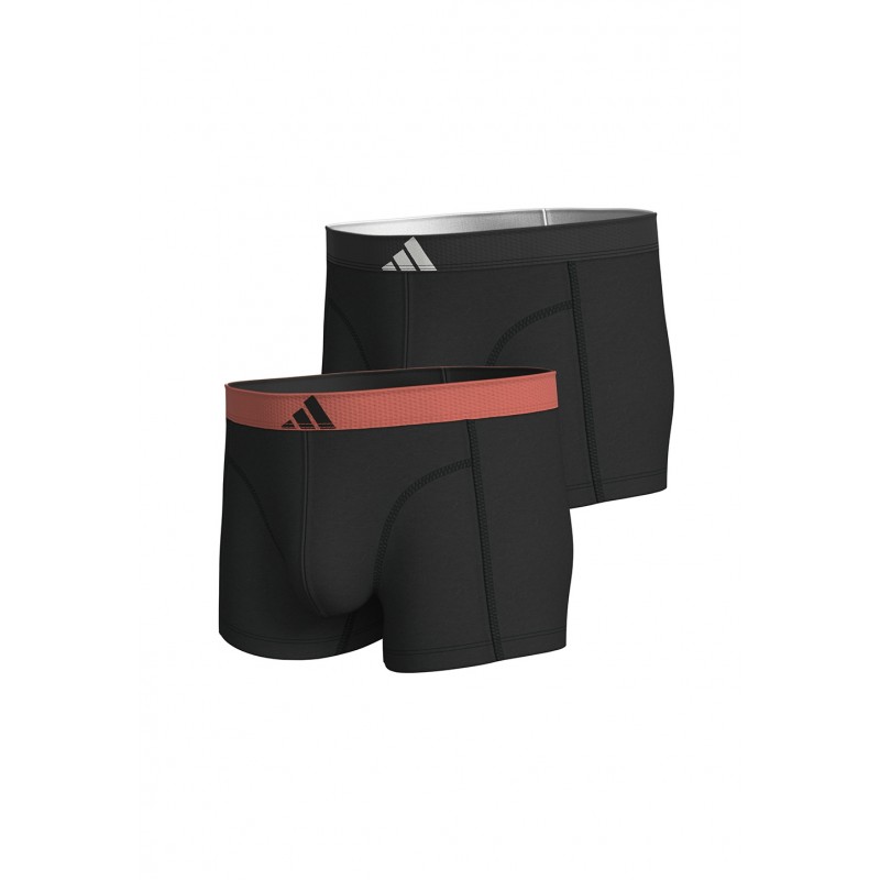 ADIDAS - Ανδρικά Boxer Hipster Συσκευασία 2 Τμχ. Active Flex Cotton
