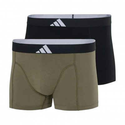 ADIDAS - Ανδρικά Boxer Hipster Συσκευασία 2 Τμχ. Active Flex Cotton