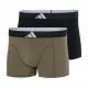ADIDAS - Ανδρικά Boxer Hipster Συσκευασία 2 Τμχ. Active Flex Cotton