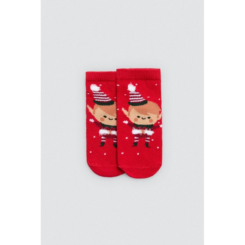 Ysabel Mora - Βρεφικές Χριστουγεννιάτικες Kάλτσες X-MAS Gift Box 2Pack