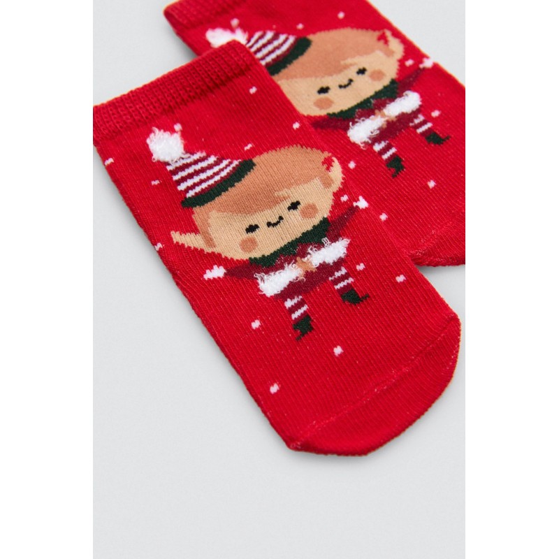 Ysabel Mora - Βρεφικές Χριστουγεννιάτικες Kάλτσες X-MAS Gift Box 2Pack