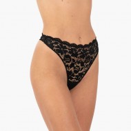 Α.A UNDERWEAR - Γυναικείο Στρινγκ Ψηλόμεσο με Δαντέλα