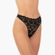 Α.A UNDERWEAR - Γυναικείο Στρινγκ Ψηλόμεσο με Δαντέλα