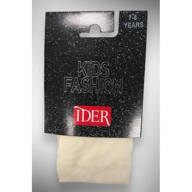 Ider - Παιδικό Διάφανο Ελαστικό Καλσόν 30D με Σχέδιο Δαντέλα Μαργαρίτες με Κλαδιά
