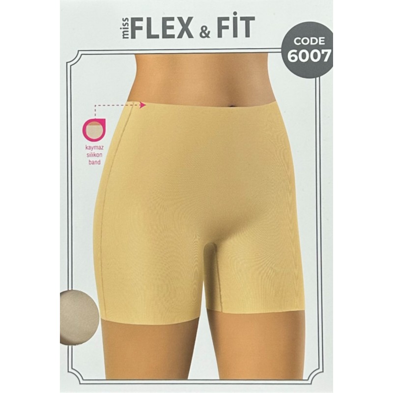 MISS FLEX & FIT Γυναικείο Laser Cut Silicone Λαστέξ Boxer