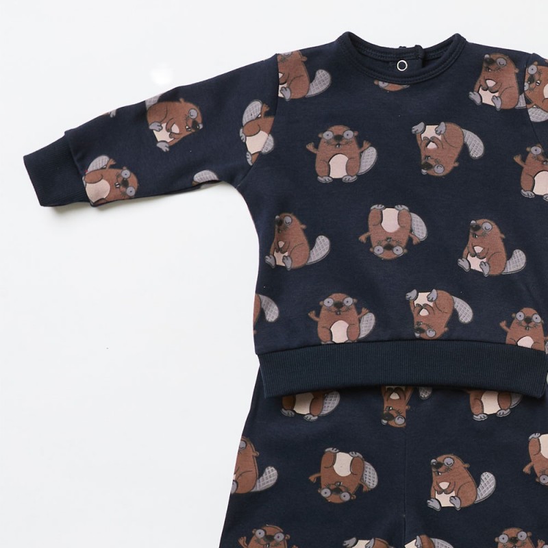 HAPPY PEOPLE - Βρεφικό Πυτζαμάκι για Αγόρι SORRIDI (12-24 Μηνών)