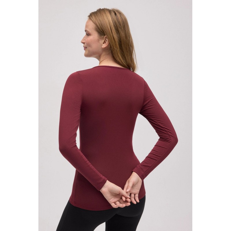 Ysabel Mora - Γυναικεία Μπλούζα με Μακρύ Μανίκι Thermal Round Neck