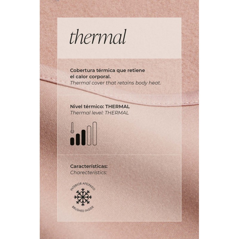 Ysabel Mora - Γυναικεία Μπλούζα με Μακρύ Μανίκι Thermal Round Neck