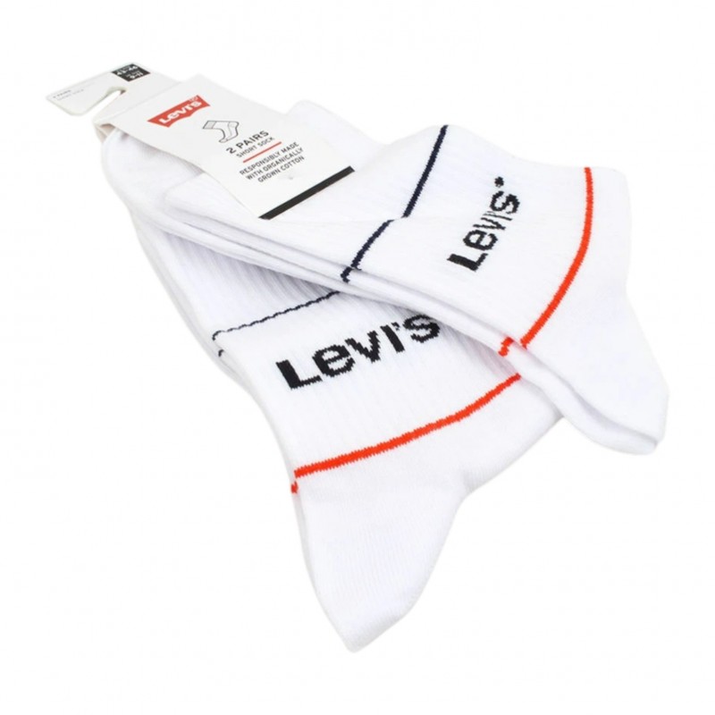 LEVI'S - Unisex Κάλτσες SHORT CUT LOGO SPORT 2Pairs