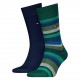 Tommy Hilfiger - Ανδρικές Κάλτσες TH Men Sock 2Pack Herringbone Stripe