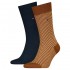 Tommy Hilfiger - Ανδρικές Κάλτσες TH Men Sock 2Pack Irregular Herringbone Stripe