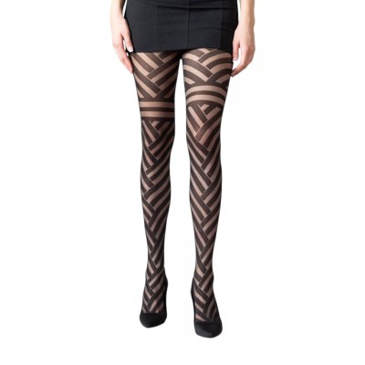 Ider - Γυναικείο Καλσόν Vicky 20Den με Γεωμετρικό Σχέδιο και Επίπεδες Γραμμές