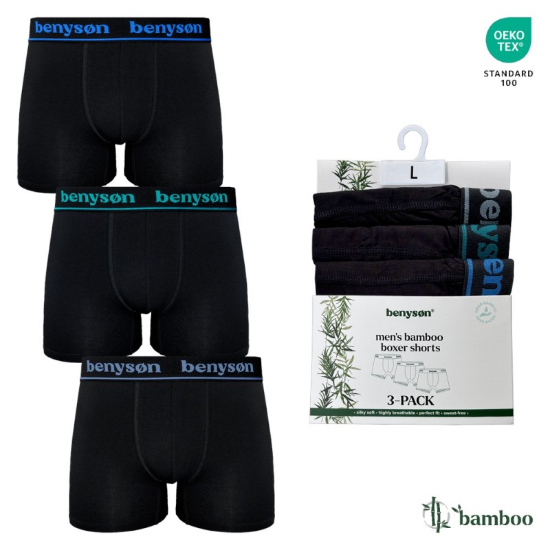 Benyson - Ανδρικά Boxer από Bamboo 3Pack