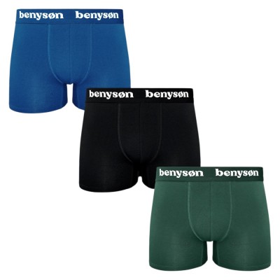 Benyson - Ανδρικά Boxer από Bamboo 3Pack