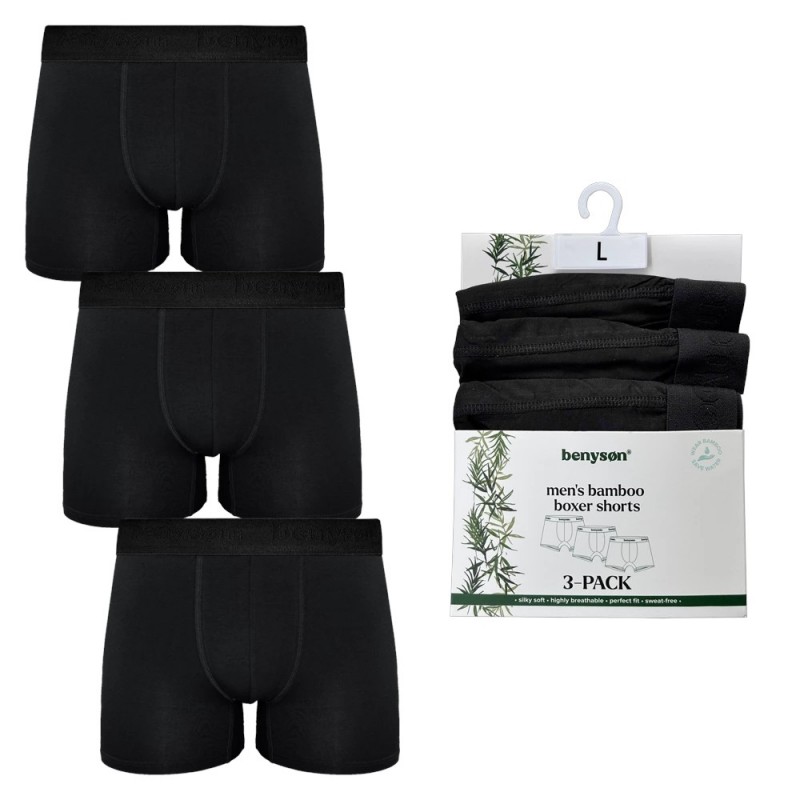 Benyson - Ανδρικά Boxer από Bamboo 3Pack