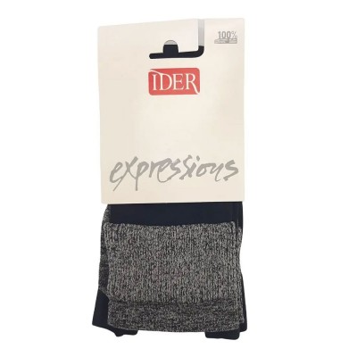 Ider Γυναικείο Καλσόν 80 Den - Με Σχέδιο Καλτσομπότα Μελανζέ