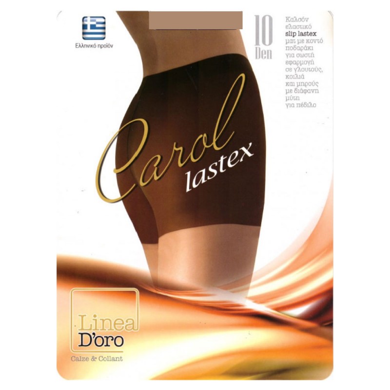 Linea D'oro - Καλσόν Σλιπ Λάστεξ 10Den με Μύτη για Πέδιλο - Tropical