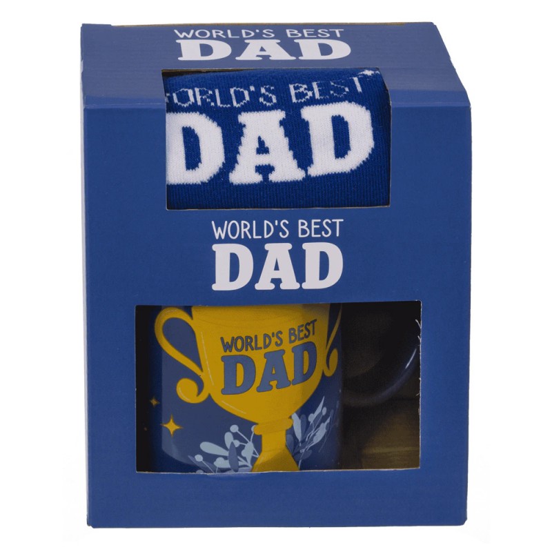 Out of the blue - Ανδρικό Σετ Δώρου Κούπα και Κάλτσα World's Best Dad Out of the blue - Ανδρικό Σετ Δώρου Κούπα και Κάλτσα World's Best Dad
