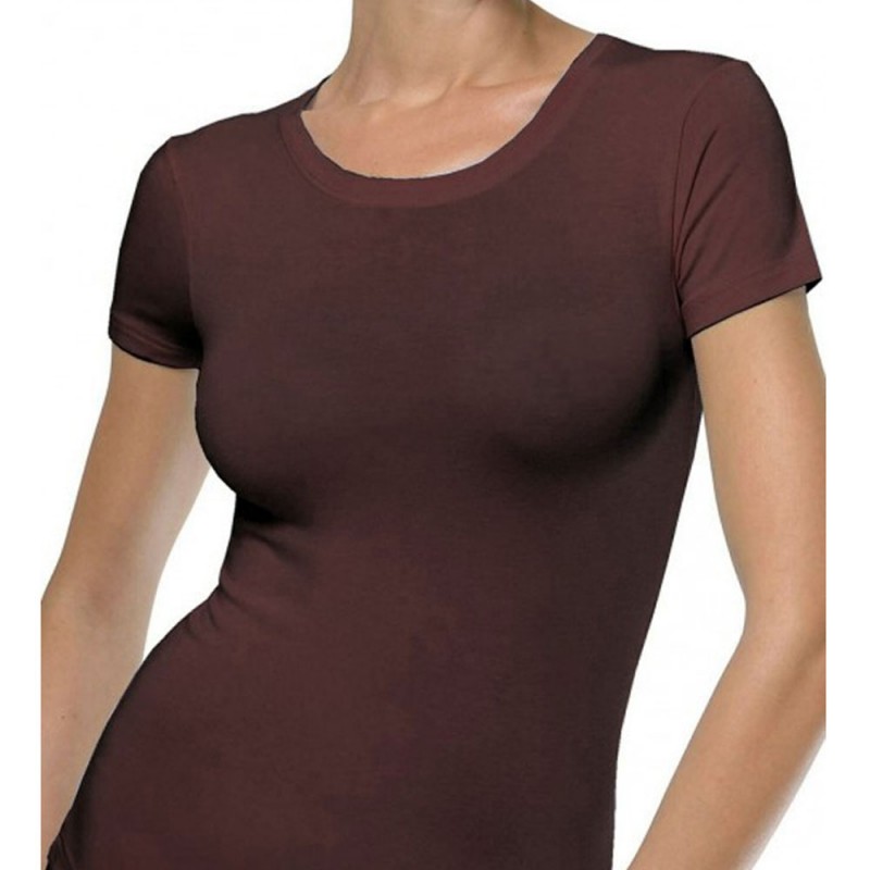 Helios Γυναικεία Μπλούζα με Κοντό Μανίκι Micromodal