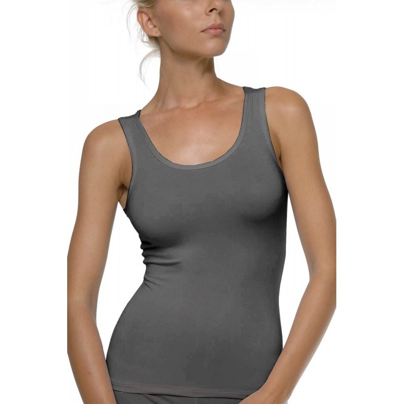 Helios Γυναικεία Φανέλα Αμάνικη Στενή Τιράντα Micromodal