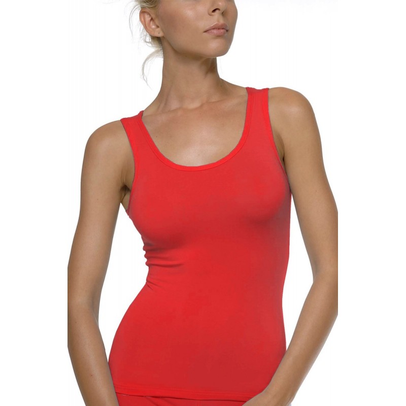 Helios Γυναικεία Φανέλα Αμάνικη Στενή Τιράντα Micromodal