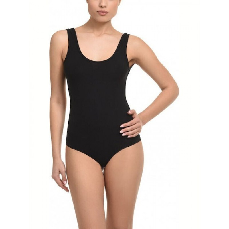 Helios Γυναικείο Κορμάκι Αμάνικο String Micromodal