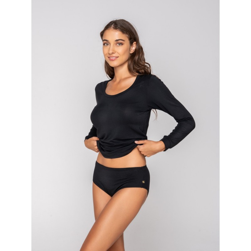 Luna Splendida - Γυναικείο Micro Touch Comfort T-shirt με Μακρύ Μανίκι