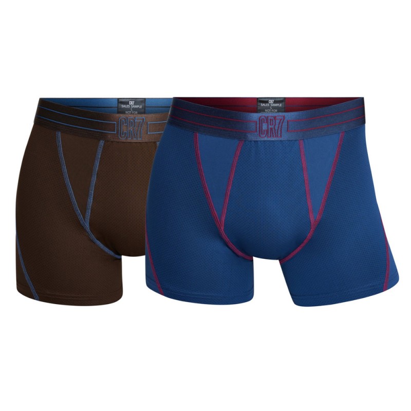 CR7 Underwear - Cristiano Ronaldo Ανδρικό Boxer Σετ 2 τεμαχίων - Trunk Microfibre Mesh