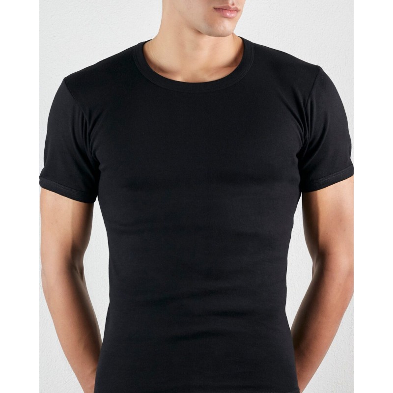 Anatolia - Ανδρικό Φανελάκι Κοντό Μανίκι Ανοιχτή Λαιμόκοψη Συσκευασία 2 Τεμαχίων