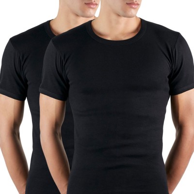 Anatolia - Ανδρικό Φανελάκι Κοντό Μανίκι Ανοιχτή Λαιμόκοψη Συσκευασία 2 Τεμαχίων