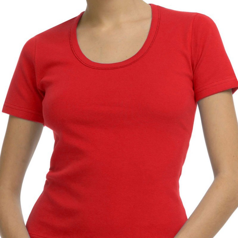 Helios Γυναικεία Μπλούζα Κοντό Μανίκι Ανοικτός Λαιμός