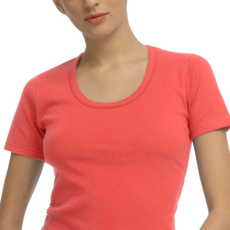 Helios Γυναικεία Μπλούζα Κοντό Μανίκι Ανοικτός Λαιμός