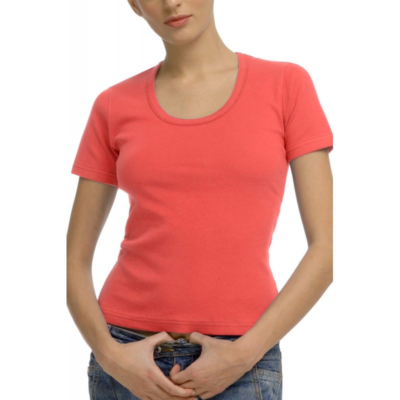 Helios Γυναικεία Μπλούζα Κοντό Μανίκι Ανοικτός Λαιμός