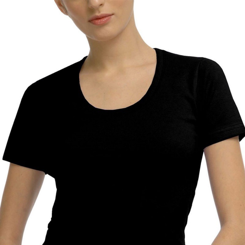 Helios Γυναικεία Μπλούζα Κοντό Μανίκι Ανοικτός Λαιμός