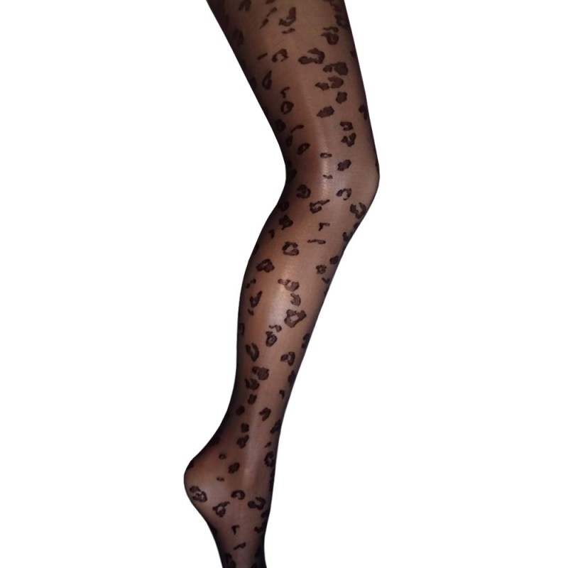 Linea D'oro - Καλσόν Σχεδίου Lycra Leopard