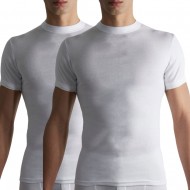 Anatolia - Ανδρικό Φανελάκι Κοντό Μανίκι Κλειστός Λαιμός Συσκευασία 2 Τεμαχίων Μέγεθος 5