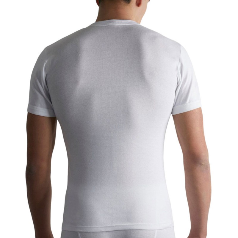 Anatolia - Ανδρικό Φανελάκι Κοντό Μανίκι Κλειστός Λαιμός Συσκευασία 2 Τεμαχίων Μέγεθος 5