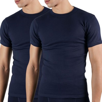 Anatolia - Ανδρικό Φανελάκι Κοντό Μανίκι Κλειστή Λαιμόκοψη Συσκευασία 2 Τεμαχίων