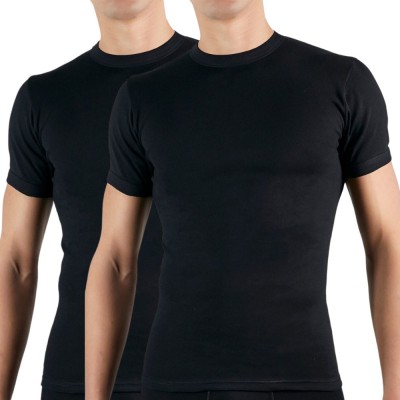 Anatolia - Ανδρικό Φανελάκι Κοντό Μανίκι Κλειστός Λαιμός Συσκευασία 2 Τεμαχίων