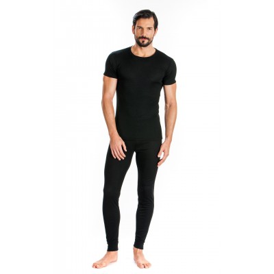 Minerva - Ανδρική Μπλούζα Thermal Ισοθερμική Κοντομάνικη με Ανοιχτή Λαιμόκοψη