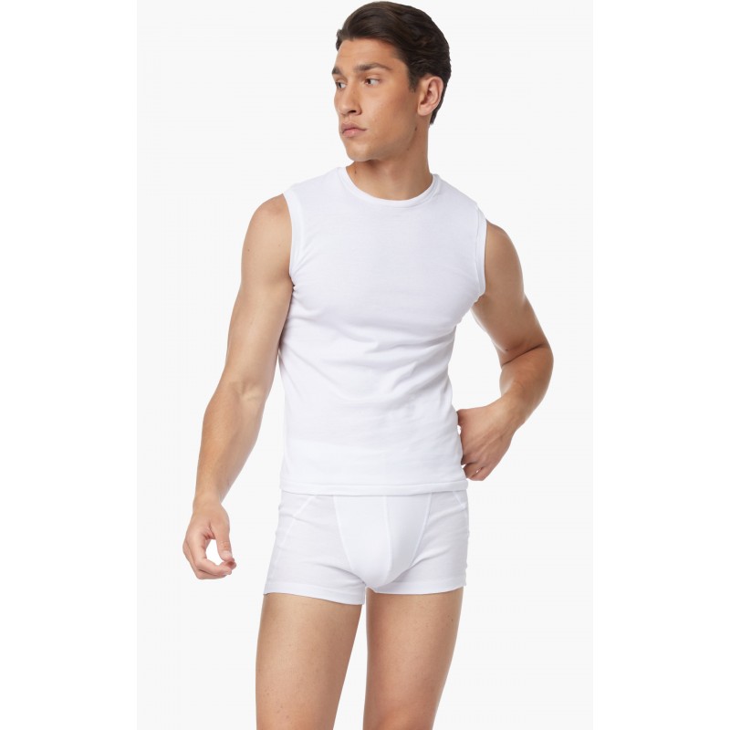 Minerva - Ανδρική Αμάνικη Βαμβακερή Φανέλα Σετ 2 Τεμαχίων Comfort 2