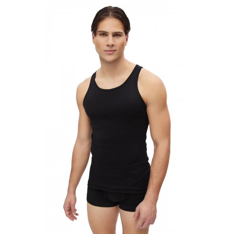 Minerva - Ανδρική Αμάνικη Βαμβακερή Φανέλα Σετ 2 Τεμαχίων Comfort 2