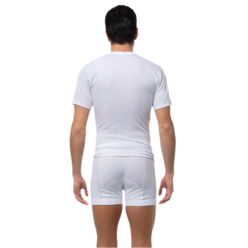 Minerva Φανέλα Kοντό Μανίκι Κλειστός Λαιμός (Μέγεθος 2)