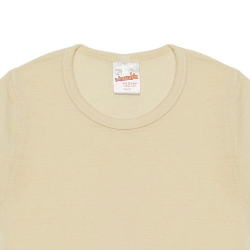 Minerva - Παιδικό Μάλλινο Φανελάκι με Κοντό Μανίκι για 8 ετών